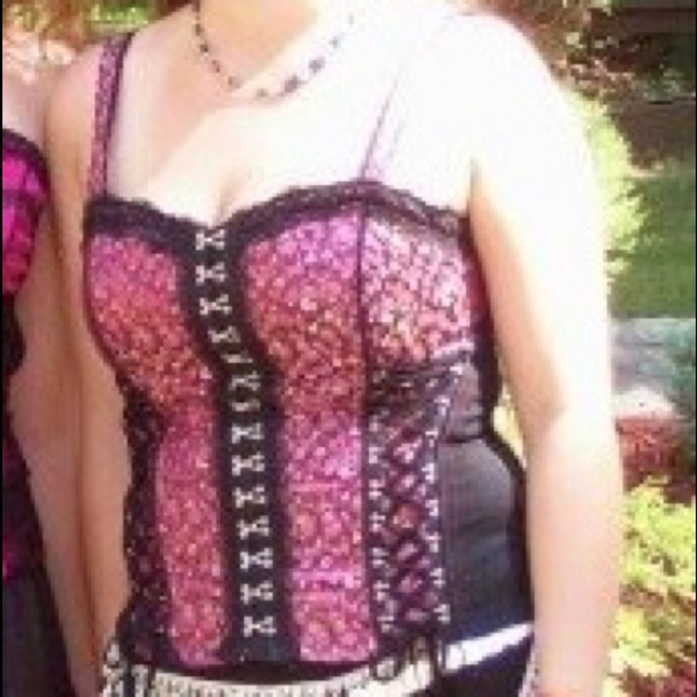 Pink Corset top
